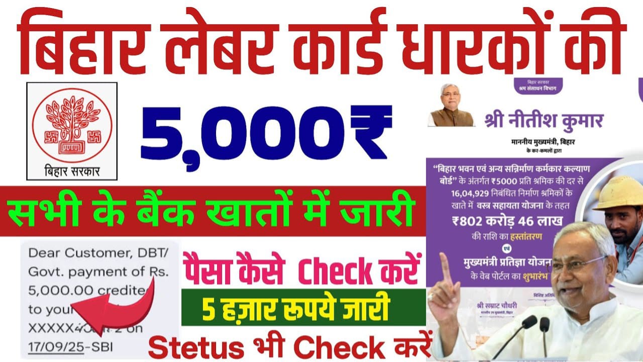 Labour Card 2025 Scheme